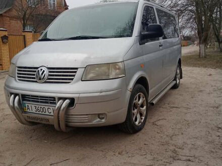 Серый Фольксваген Transporter, объемом двигателя 2.5 л и пробегом 370 тыс. км за 6600 $, фото 1 на Automoto.ua
