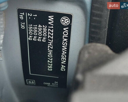 Синий Фольксваген Transporter, объемом двигателя 1.97 л и пробегом 88 тыс. км за 19950 $, фото 2 на Automoto.ua