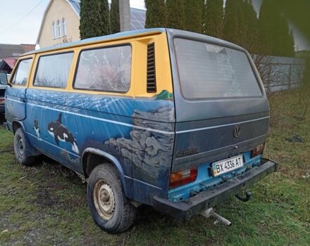 Синий Фольксваген Transporter, объемом двигателя 1.6 л и пробегом 350 тыс. км за 950 $, фото 3 на Automoto.ua