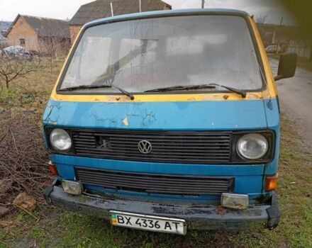 Синий Фольксваген Transporter, объемом двигателя 1.6 л и пробегом 350 тыс. км за 950 $, фото 2 на Automoto.ua