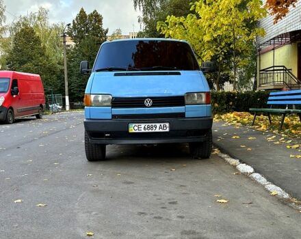 Синий Фольксваген Transporter, объемом двигателя 1.9 л и пробегом 300 тыс. км за 3000 $, фото 4 на Automoto.ua