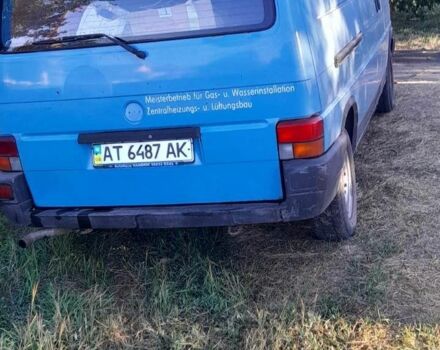 Синий Фольксваген Transporter, объемом двигателя 1.9 л и пробегом 320 тыс. км за 4200 $, фото 2 на Automoto.ua