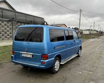 Синий Фольксваген Transporter, объемом двигателя 1.9 л и пробегом 290 тыс. км за 4500 $, фото 3 на Automoto.ua