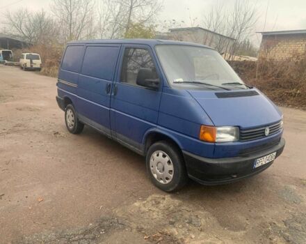 Синий Фольксваген Transporter, объемом двигателя 2.4 л и пробегом 350 тыс. км за 3200 $, фото 1 на Automoto.ua