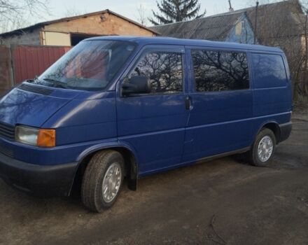 Синий Фольксваген Transporter, объемом двигателя 1.9 л и пробегом 365 тыс. км за 3800 $, фото 1 на Automoto.ua