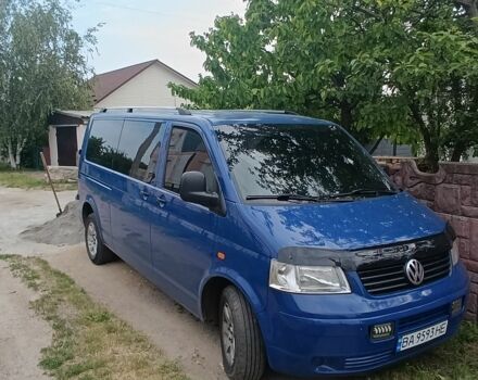 Синий Фольксваген Transporter, объемом двигателя 2.5 л и пробегом 351 тыс. км за 7900 $, фото 2 на Automoto.ua