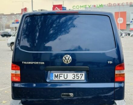 Синий Фольксваген Transporter, объемом двигателя 2.5 л и пробегом 300 тыс. км за 6125 $, фото 6 на Automoto.ua