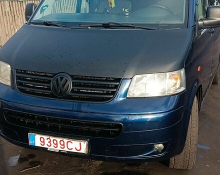 Синій Фольксваген Transporter, об'ємом двигуна 2.5 л та пробігом 280 тис. км за 7000 $, фото 4 на Automoto.ua