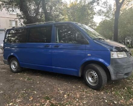 Синий Фольксваген Transporter, объемом двигателя 1.9 л и пробегом 332 тыс. км за 7000 $, фото 1 на Automoto.ua