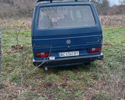 Синий Фольксваген Transporter, объемом двигателя 1.9 л и пробегом 300 тыс. км за 1600 $, фото 3 на Automoto.ua