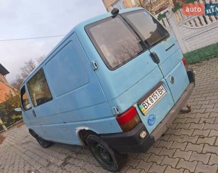 Синий Фольксваген Transporter, объемом двигателя 1.9 л и пробегом 347 тыс. км за 2100 $, фото 3 на Automoto.ua
