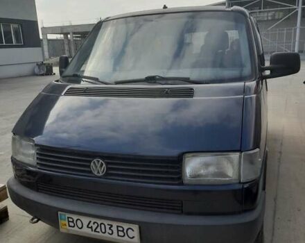 Синий Фольксваген Transporter, объемом двигателя 2.4 л и пробегом 333 тыс. км за 3500 $, фото 4 на Automoto.ua