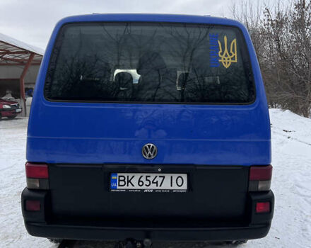 Синій Фольксваген Transporter, об'ємом двигуна 1.9 л та пробігом 287 тис. км за 5250 $, фото 6 на Automoto.ua