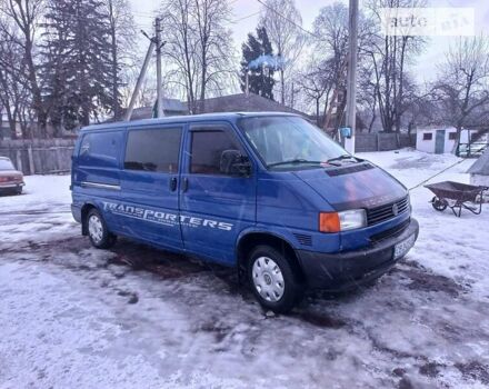 Синій Фольксваген Transporter, об'ємом двигуна 1.9 л та пробігом 200 тис. км за 4300 $, фото 1 на Automoto.ua