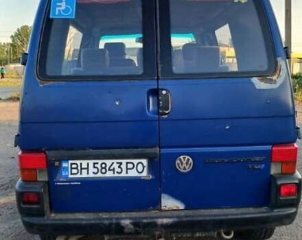 Синий Фольксваген Transporter, объемом двигателя 2.46 л и пробегом 473 тыс. км за 4800 $, фото 5 на Automoto.ua