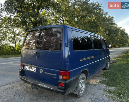 Синій Фольксваген Transporter, об'ємом двигуна 2.5 л та пробігом 279 тис. км за 6200 $, фото 3 на Automoto.ua