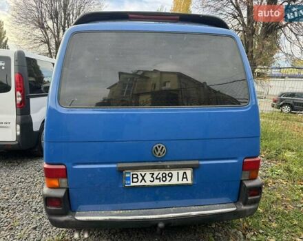 Синий Фольксваген Transporter, объемом двигателя 2.5 л и пробегом 453 тыс. км за 5950 $, фото 1 на Automoto.ua