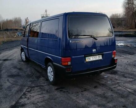 Синий Фольксваген Transporter, объемом двигателя 2.46 л и пробегом 650 тыс. км за 6000 $, фото 1 на Automoto.ua