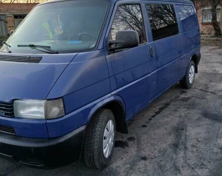Синий Фольксваген Transporter, объемом двигателя 2.46 л и пробегом 650 тыс. км за 6000 $, фото 3 на Automoto.ua