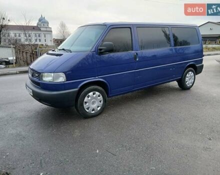 Синий Фольксваген Transporter, объемом двигателя 2.5 л и пробегом 345 тыс. км за 7999 $, фото 10 на Automoto.ua