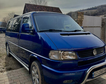 Синий Фольксваген Transporter, объемом двигателя 2.5 л и пробегом 345 тыс. км за 7800 $, фото 3 на Automoto.ua