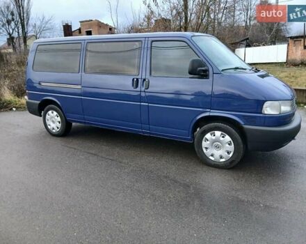 Синий Фольксваген Transporter, объемом двигателя 2.5 л и пробегом 345 тыс. км за 7999 $, фото 5 на Automoto.ua