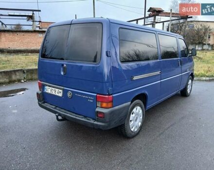 Синий Фольксваген Transporter, объемом двигателя 2.5 л и пробегом 345 тыс. км за 7999 $, фото 15 на Automoto.ua