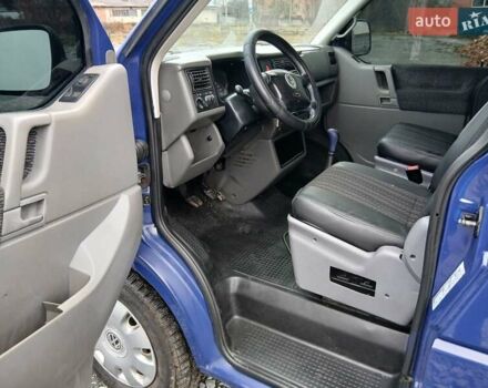 Синий Фольксваген Transporter, объемом двигателя 2.5 л и пробегом 345 тыс. км за 7999 $, фото 29 на Automoto.ua