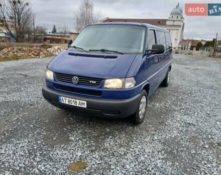Синий Фольксваген Transporter, объемом двигателя 2.5 л и пробегом 345 тыс. км за 7999 $, фото 2 на Automoto.ua