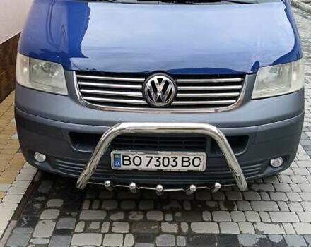 Синий Фольксваген Transporter, объемом двигателя 1.9 л и пробегом 375 тыс. км за 8000 $, фото 2 на Automoto.ua