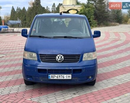 Синий Фольксваген Transporter, объемом двигателя 2.5 л и пробегом 423 тыс. км за 7750 $, фото 1 на Automoto.ua