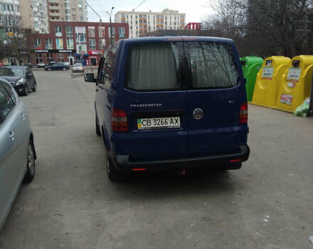 Синий Фольксваген Transporter, объемом двигателя 2.5 л и пробегом 374 тыс. км за 8500 $, фото 11 на Automoto.ua