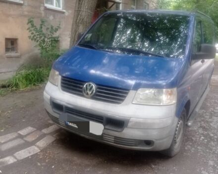 Синий Фольксваген Transporter, объемом двигателя 2 л и пробегом 370 тыс. км за 7300 $, фото 1 на Automoto.ua