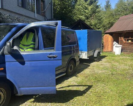 Синий Фольксваген Transporter, объемом двигателя 1.9 л и пробегом 185 тыс. км за 12800 $, фото 4 на Automoto.ua