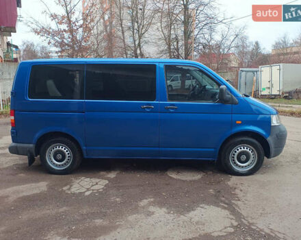 Синий Фольксваген Transporter, объемом двигателя 2.5 л и пробегом 285 тыс. км за 8500 $, фото 3 на Automoto.ua