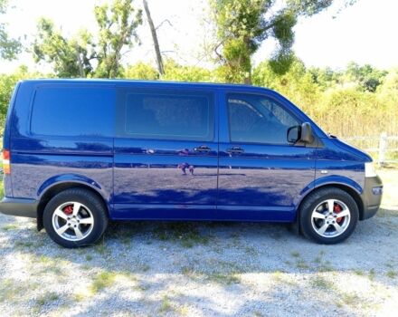Синий Фольксваген Transporter, объемом двигателя 2.5 л и пробегом 349 тыс. км за 6500 $, фото 3 на Automoto.ua