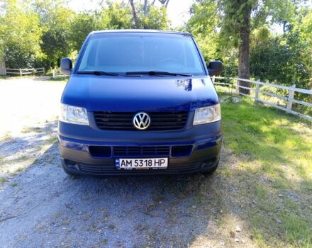 Синий Фольксваген Transporter, объемом двигателя 2.5 л и пробегом 349 тыс. км за 6500 $, фото 1 на Automoto.ua