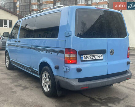 Синий Фольксваген Transporter, объемом двигателя 2.5 л и пробегом 282 тыс. км за 9500 $, фото 2 на Automoto.ua