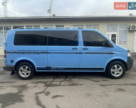 Синий Фольксваген Transporter, объемом двигателя 2.5 л и пробегом 282 тыс. км за 9500 $, фото 5 на Automoto.ua