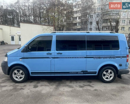 Синий Фольксваген Transporter, объемом двигателя 2.5 л и пробегом 282 тыс. км за 9500 $, фото 1 на Automoto.ua