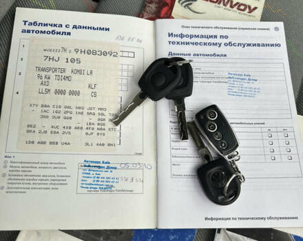 Синий Фольксваген Transporter, объемом двигателя 2.46 л и пробегом 433 тыс. км за 10200 $, фото 19 на Automoto.ua
