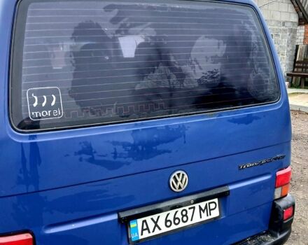 Синий Фольксваген Transporter, объемом двигателя 2.4 л и пробегом 470 тыс. км за 5000 $, фото 1 на Automoto.ua