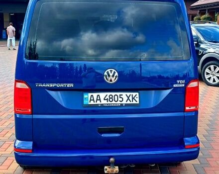 Синий Фольксваген Transporter, объемом двигателя 2 л и пробегом 211 тыс. км за 22000 $, фото 1 на Automoto.ua