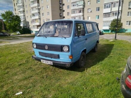 Синий Фольксваген Transporter, объемом двигателя 1.9 л и пробегом 260 тыс. км за 950 $, фото 1 на Automoto.ua