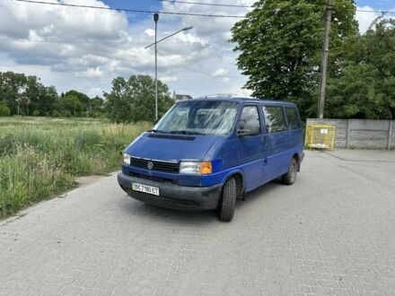 Синий Фольксваген Transporter, объемом двигателя 2.4 л и пробегом 380 тыс. км за 2550 $, фото 1 на Automoto.ua