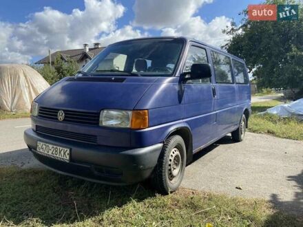 Синий Фольксваген Transporter, объемом двигателя 1.9 л и пробегом 345 тыс. км за 4200 $, фото 1 на Automoto.ua