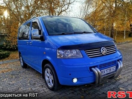 Синий Фольксваген Transporter, объемом двигателя 2.5 л и пробегом 263 тыс. км за 9250 $, фото 1 на Automoto.ua
