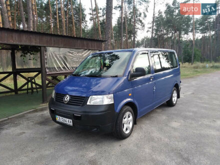 Синий Фольксваген Transporter, объемом двигателя 2.5 л и пробегом 374 тыс. км за 8500 $, фото 1 на Automoto.ua