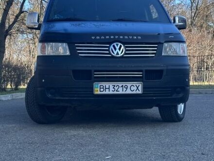 Синий Фольксваген Transporter, объемом двигателя 2.46 л и пробегом 370 тыс. км за 9500 $, фото 1 на Automoto.ua