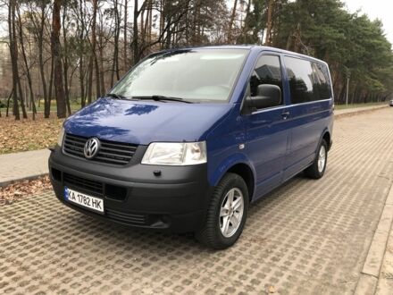 Синий Фольксваген Transporter, объемом двигателя 2.5 л и пробегом 327 тыс. км за 9900 $, фото 1 на Automoto.ua
